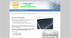 Desktop Screenshot of northeastsolarenergysolutions.com